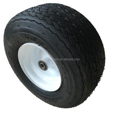 China Mini Electric RUBBER cart tires13x650-6 golf cart wheels assembly for sale