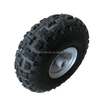 China Building Material Shops Snow Blower Tubeless Tire 410-4 Caster Tubeless Rubber Wheel 4.10-4 Pneumatic Tire for sale