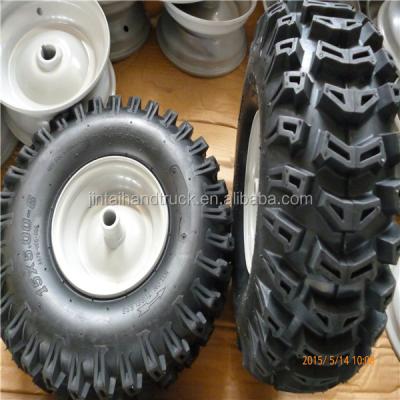 China 15x500-6 RUBBER 15x5.00-6 500-6 5.00-6 RIMS WHEEL Assembly Off Road Go Kart Amusement Cart for sale