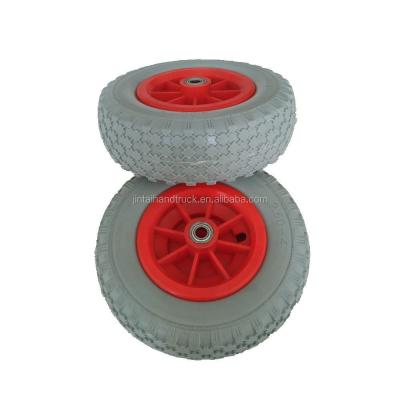 China Machinery Repair Shops PU Foam Wheel 2.50-4 With Plastic Hub 8