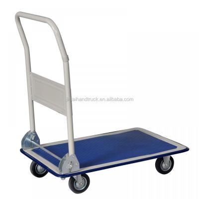 China Tools Stainless Steel Folding 150kg Platform Hand Truck Trolley PH150 Foldable Cart for sale