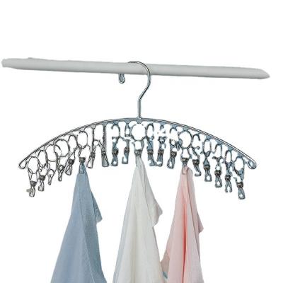 China High Quality Windproof Hanging Underwear, Socks, Panties Socks 8,10,20 Ankles Stainless Steel Hanger for sale