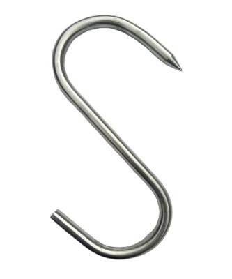 China Cold Storage Hook Stainless Steel S Hooks Hanging Meat Hooks With 10 Mm Thickness for sale