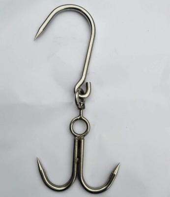 China Best Selling Manufacturing Stainless Steel Meat Hooks and Tools S Hook Maker S Shaped Meat Double Hook for sale