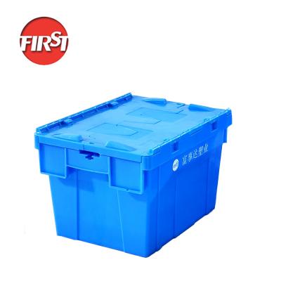 China 260mm Plastic Home Storage Crate Box for Moving Transport PP Material and Foldable for sale