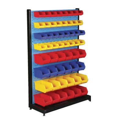 China Rectangle Square Plastic Storage Bins Organizer Stackable Plastic Box For Screws for sale