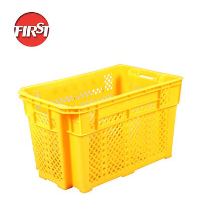 China Plastic Moving Box Containers For Fruits Vegetables Internal Size 590x410x330mm for sale