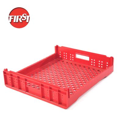 China PP Bread Crate Plastic Storage 550*480*130mm Bakery Crates Logistics And Storage for sale