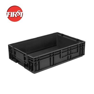 China 600x400x147mm Heavy Duty HDPE Plastic PP Box For Auto Parts Promotion for sale