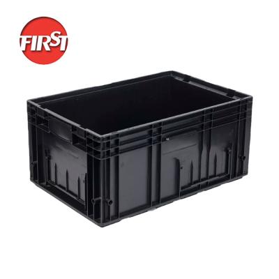 China 48L Large Plastic Turnover Box For Auto Parts Storage Customized Color for sale