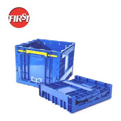 China Industrial Plastic Crate For Auto Stackable Foldable Plastic Storage Bins Box for sale