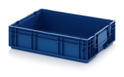 China 600x400mm VDA Caja de plástico para la inyección KLT Reciclar PP EUR Contenedores de plástico en venta