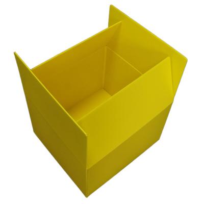 China Plastic Folding Hollow Box Stackable Storage PP Collapsible Plastic Corrugated Container for sale