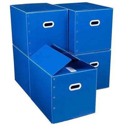 China Collapsible Plastic Corrugated Box Stackable Plastic Hollow Board Box for sale