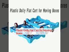 Plastic Dolly Flat Cart for Moving Boxes