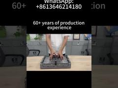 collapsible plastic crate