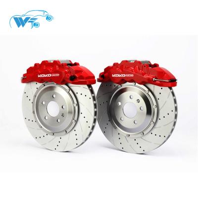 China Front Wheel Auto Brake System part WT8520 brake caliper with 370mm brake disc rotor fit on w212/Mercedes w202 for sale