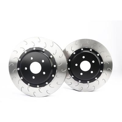 China WT9440/WT9200/WT5040 J-hook brake disc rotor 355*28mm for Volvo S60 S80 V70 for sale