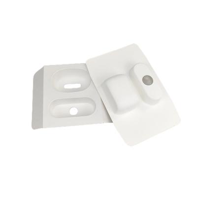 China 100% Biodegradable Biodegradable Bagasse Molded Pulp Tray packaging headphone packaging paper tray for sale