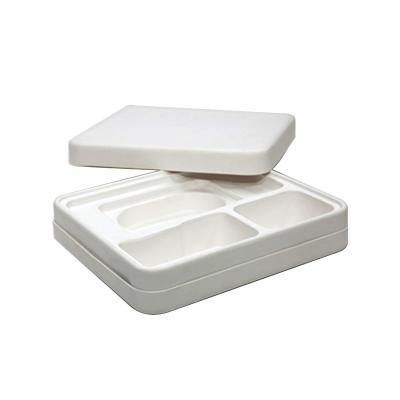 China 100% Biodegradable Most Popular Best Selling Office Worker Heating Lunch Container Food Storage Box for sale