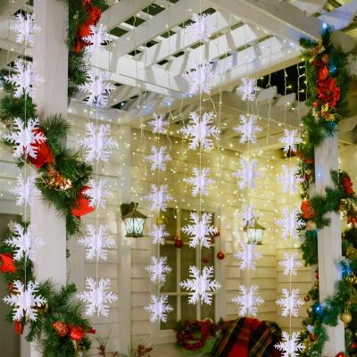 China Party Decoration Package 3D Snowflake Hanging Decorations for Christmas Party Holiday New Year Birthday Party Decoration for sale