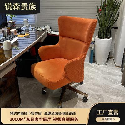 China MO LAN Hong Kong sofa living room Italian style light luxury postmodern single lounge chair for sale