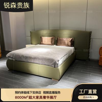 China Other Kong style group MO LAN bed Hong master bedroom 1.8 2.2m light luxury italian wedding king bed for sale