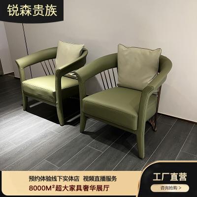 China MO LAN Postmodern luxury Italian lounge chair light Italian fashion negotiation chair can be customized color for sale