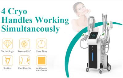 China cryo 4 cocoon beauty tighten cryolipolysis system cryo fat freezing cryolipolysis machine for sale