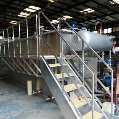 China Textile and Dairy Wastewater Dye Oil Separator DAF Dissolved Air Flotation System Te koop