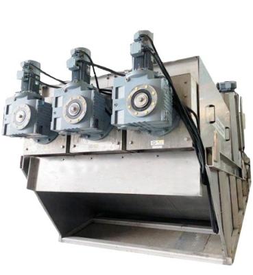 China TPDL Sewage Machine Units SS304 Volute Screw Press Leather Dehydrator For Sludge Dewatering Dairy Plant for sale