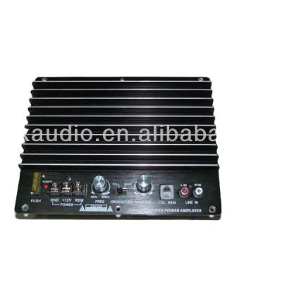 China Aluminum Radiator 12V 150W RMS Car Subwoofer Amplifier for sale