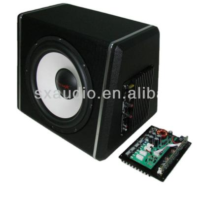 China Bass Tube for car 12 inch amplifierd subwoofer, active speaker amplifier, bass tube subwoofer for sale