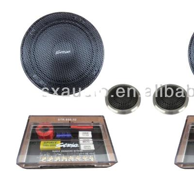 China High Cost Performance 6.5 Inch 2 Way Car Iron Speaker System Component for sale