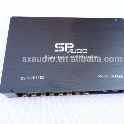 China car audio parts 8 ch DSP processor, dsp car audio with best price from chinese factory 230*150*36mm for sale