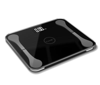 China Body Scale Factory Glass Professional Manufacture Bluetooth  Fat Health Bathroom Weighing Scale 30*30 cm for sale