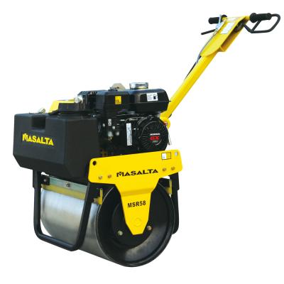 China Building Material Stores Masalta Manufacturer Factory Price Walk Behind Small Single Drum Vibratory Mini Compactor Road Roller For Sale for sale