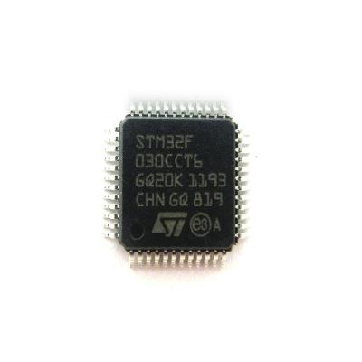 China Universal STM32F030CCT6 STM32F030 IC Chip Microcontroller 32BIT 256KB FLASH 48LQFP for sale