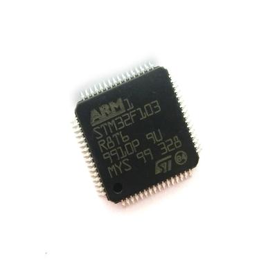 China / Mcu Arm Stm32f1 M3 RISC 64kb Flash 3.3v 64 Pin IC Stm32f103r8t6 32 Bit for sale