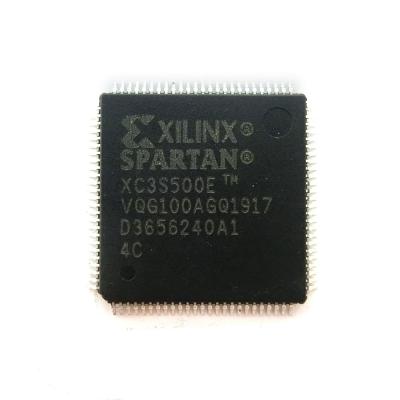 China / New 100-TQFP IC FPGA 66 input-output 100VQFP XC3S500E-4VQG100C in stock for sale