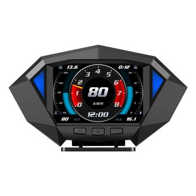 China GPS Hud Speedometer Car HUD Head Up Display OBD+GPS Smart Overspeed Alarm Measurement For All Cars Windshield Projector 4.5 Inch Universal Digital Tachometer SDK for sale