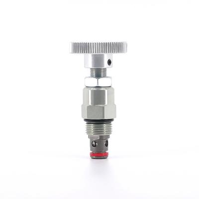 China NV08-P0BN Hydraforce Steel Alternative Threaded Cargtridge Style Hydraulic Flow Control Needle Valves With Knob for sale