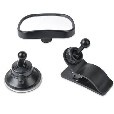 China Baby View Mirror 2 in 1 Suction Cup and Clamp Car Baby View Mirror for sale