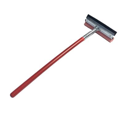 China Car Window Glass Cleaning Sponge Squeegee Handle Window Cleaning Wooden Squeegee for sale