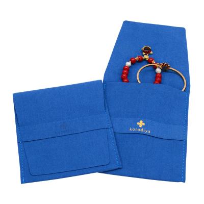 中国 Custom Jewelry Bag Logo Pouch Velvet Bags For Jewelry Gift Pouch Box/Fine Jewelry Packaging With Box Vegan Leather Drawstring Jewelry Pouches 販売のため