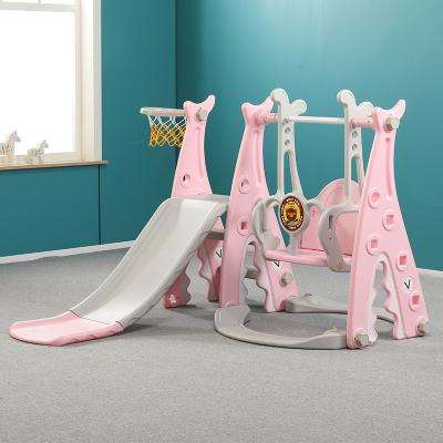 China Plastic Combination Indoor Swing Kindergarten Sorts Kindergarten Game Household Toy Kids Swing And Indoor Slide Swing for sale