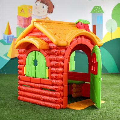 China Exquisite 3-8-years-old Child Indoor Play Small Lovely Children Garden Colorful Play House Plastic Kids Indoor Play Room for sale