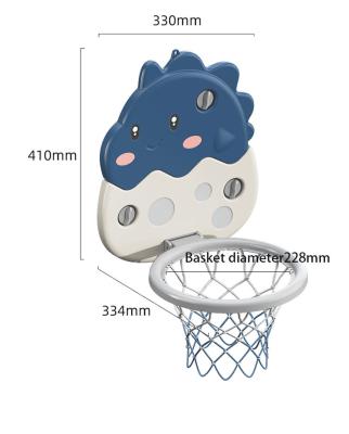 China For Standard Baby Kids Sports Dinosaur Sucker High Grade Wall Hanging Basketball Board Foldable Board for sale