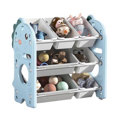 China Contemporary Indoor Plastic Corner Drawer Storage Box Children Closet Furniture Small Book Shelves Rack for sale