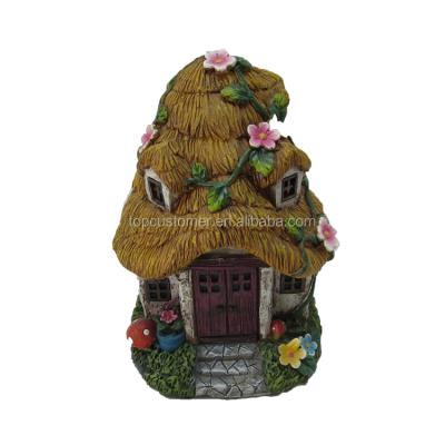 China Europe Garden Decor Resin Miniature Fairy House for sale